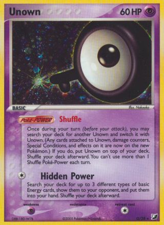 Unown Q/115 — Unseen Forces Pokémon card