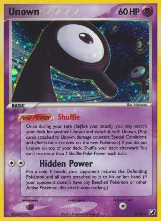 Unown R/115 — Unseen Forces Pokémon card
