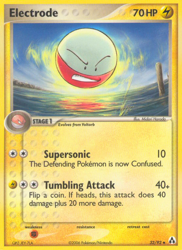 Electrode 32/92 — Legend Maker Pokémon card