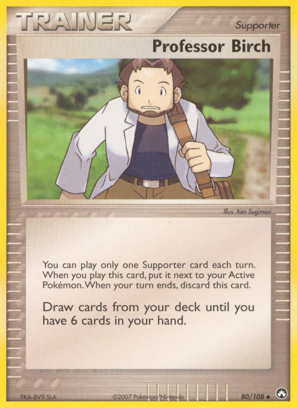 Professor Birch 80/108 — Power Keepers Pokémon card