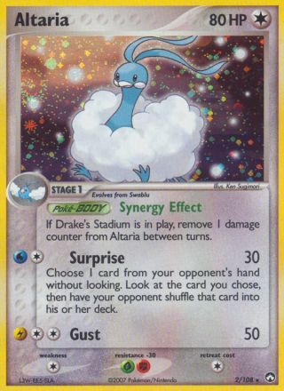 Altaria 2/108 — Power Keepers Pokémon card