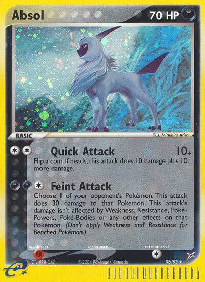 Absol 96/95 — Team Magma vs Team Aqua Pokémon card