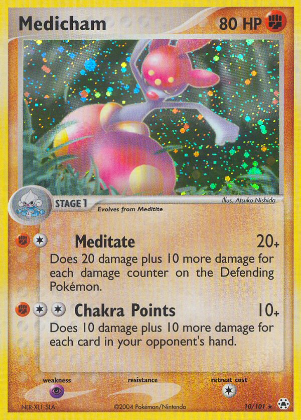 Medicham 10/101 — Hidden Legends Pokémon card
