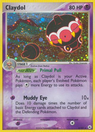 Claydol 2/101 — Hidden Legends Pokémon card