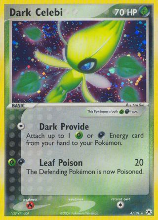 Dark Celebi 4/101 — Hidden Legends Pokémon card