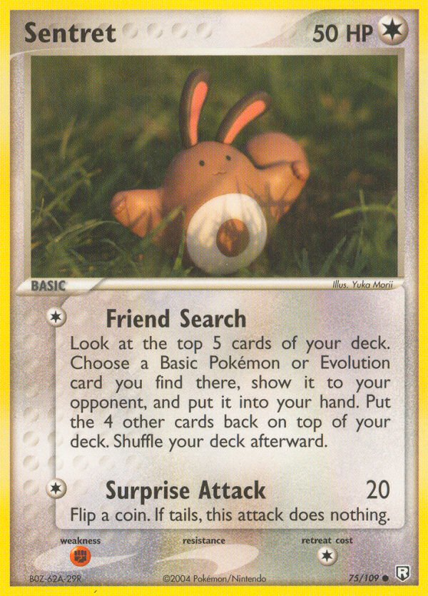 Sentret 75/109 — Team Rocket Returns Pokémon card