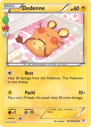 Dedenne RC10/83 — Generations Pokémon card