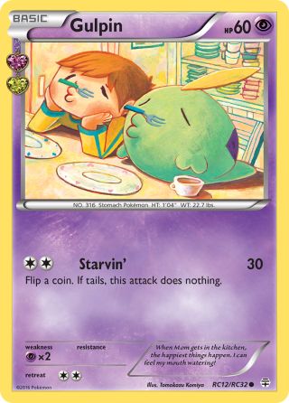 Gulpin RC12/83 — Generations Pokémon card