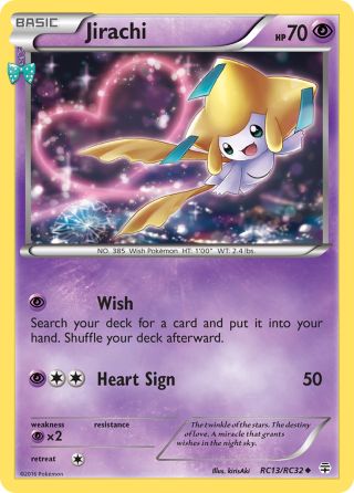 Jirachi RC13/83 — Generations Pokémon card