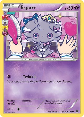 Espurr RC14/83 — Generations Pokémon card