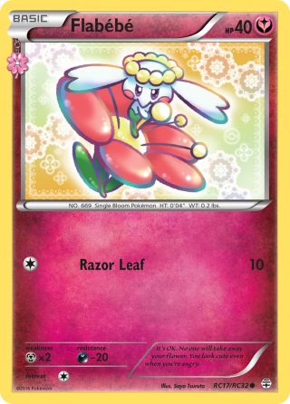 Flabébé RC17/83 — Generations Pokémon card