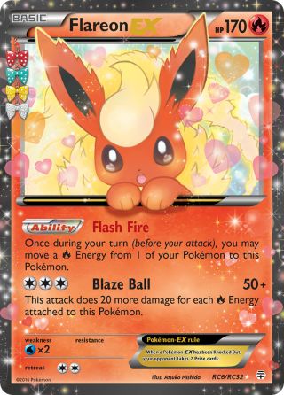 Flareon-EX RC6/83 — Generations Pokémon card
