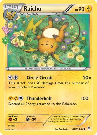Raichu RC9/83 — Generations Pokémon card