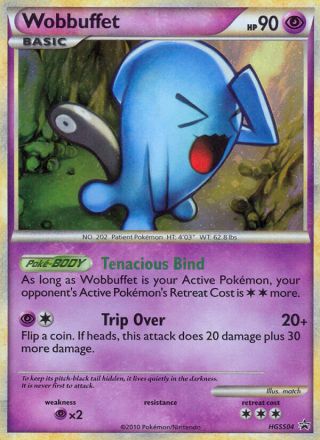 Wobbuffet HGSS04/25 — HGSS Black Star Promos Pokémon card