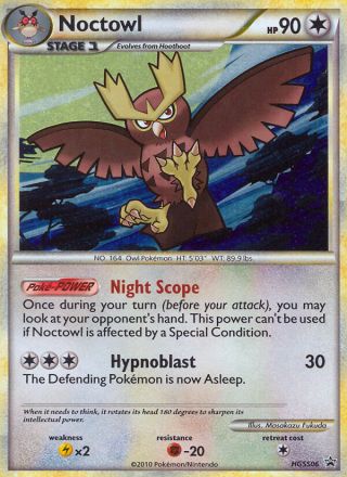 Noctowl HGSS06/25 — HGSS Black Star Promos Pokémon card