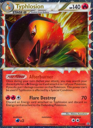 Typhlosion HGSS09/25 — HGSS Black Star Promos Pokémon card