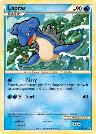 Lapras HGSS14/25 — HGSS Black Star Promos Pokémon card