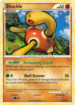 Shuckle HGSS15/25 — HGSS Black Star Promos Pokémon card