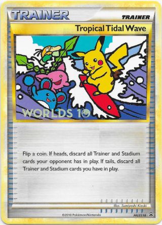 Tropical Tidal Wave HGSS18/25 — HGSS Black Star Promos Pokémon card