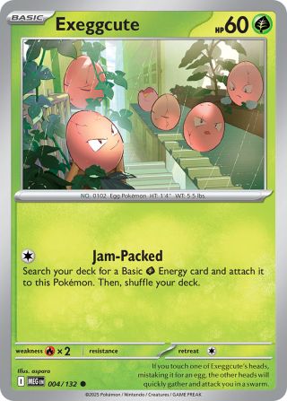 Exeggcute 4/132 — Mega Evolution Pokémon card