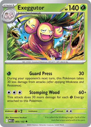 Exeggutor 5/132 — Mega Evolution Pokémon card