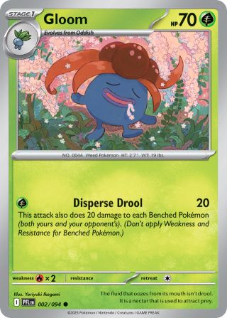 Gloom 2/94 — Phantasmal Flames Pokémon card