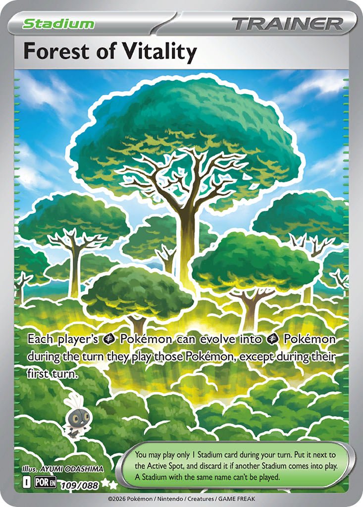 Forest of Vitality 109/88 — Perfect Order Pokémon card