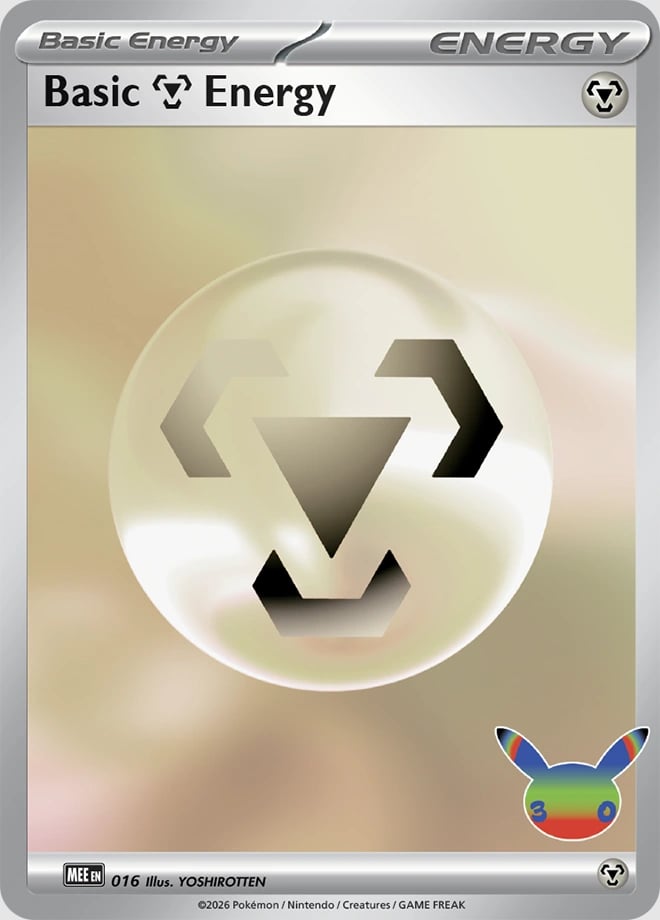 Metal Energy E016/128 — 30th Celebration Pokémon card