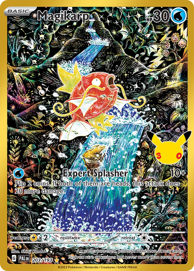 Magikarp CC203/128 — 30th Celebration Pokémon card