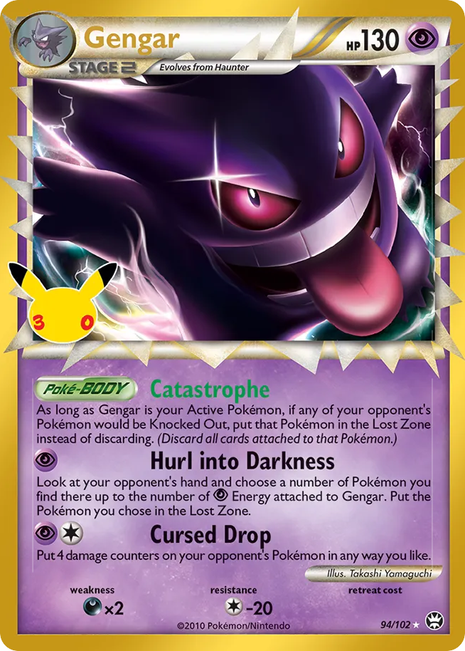 Gengar CC94/128 — 30th Celebration Pokémon card