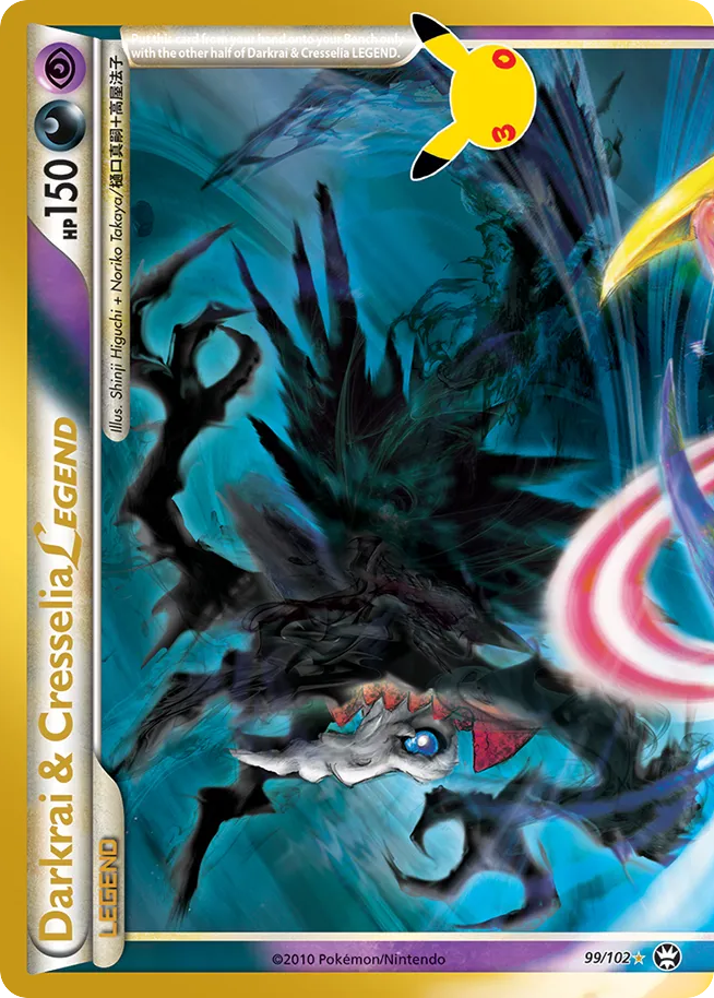 Darkrai & Cresselia LEGEND CC99/128 — 30th Celebration Pokémon card