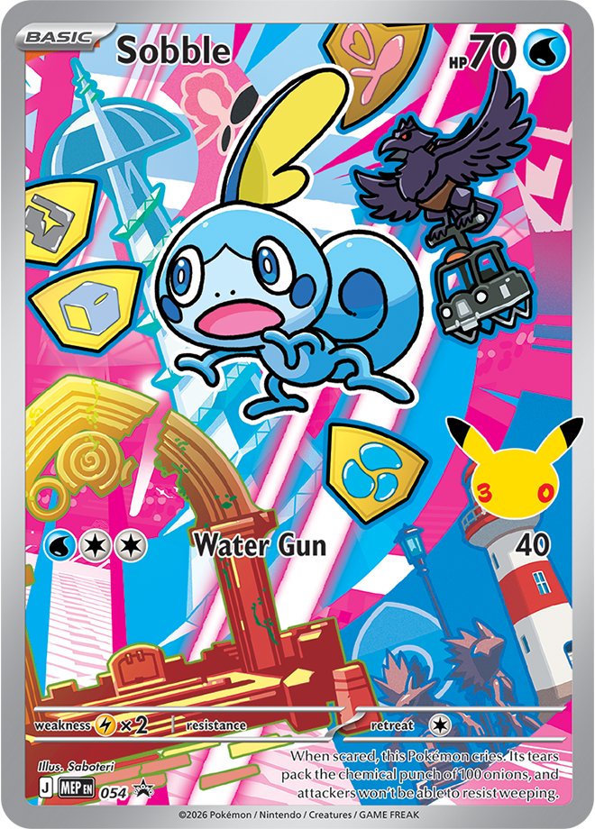 Sobble #054 — MEP Black Star Promos Pokémon card