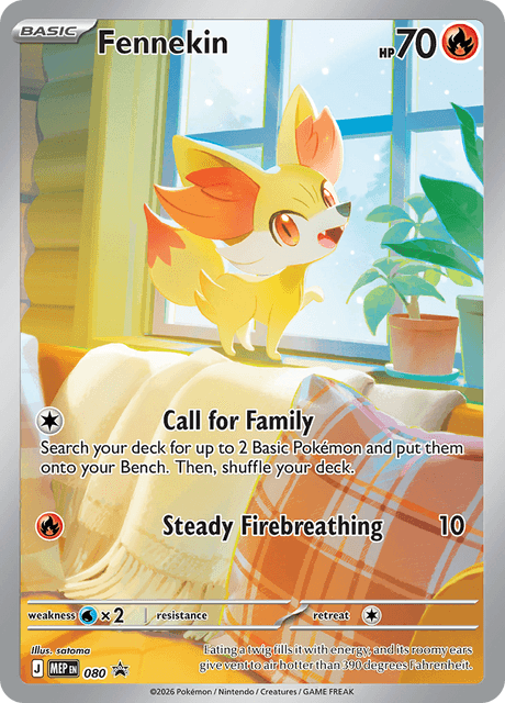 Fennekin 080/110 — MEP Black Star Promos Pokémon card