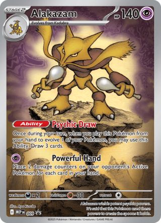 Alakazam #009 — MEP Black Star Promos Pokémon card