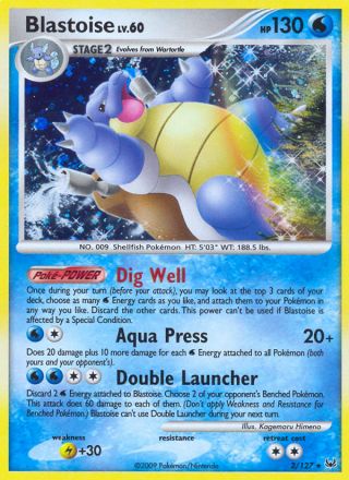 Blastoise 2/127 — Platinum Pokémon card