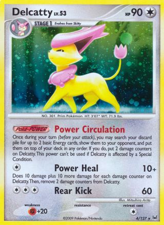 Delcatty 4/127 — Platinum Pokémon card
