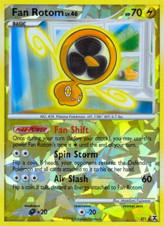 Fan Rotom RT1/111 — Rising Rivals Pokémon card