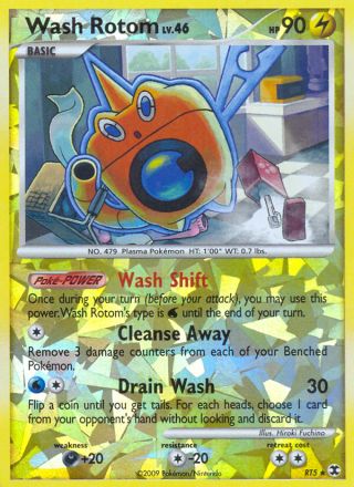 Wash Rotom RT5/111 — Rising Rivals Pokémon card