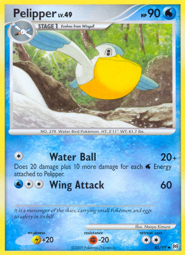 Pelipper 45/99 — Arceus Pokémon card
