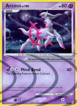 Arceus AR7/99 — Arceus Pokémon card