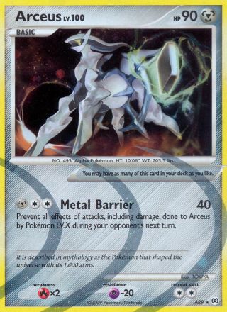 Arceus AR9/99 — Arceus Pokémon card