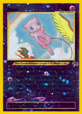 Mew 1/18 — Southern Islands Pokémon card