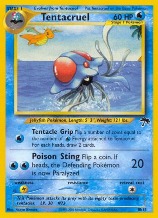 Tentacruel 10/18 — Southern Islands Pokémon card