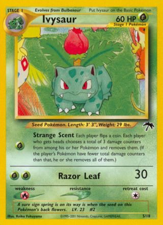 Ivysaur 5/18 — Southern Islands Pokémon card