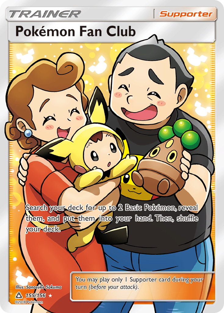 Pokémon Fan Club 155/156 — Ultra Prism Pokémon card