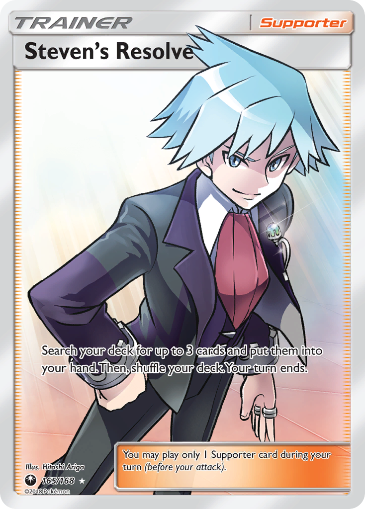Steven's Resolve 165/168 — Celestial Storm Pokémon card