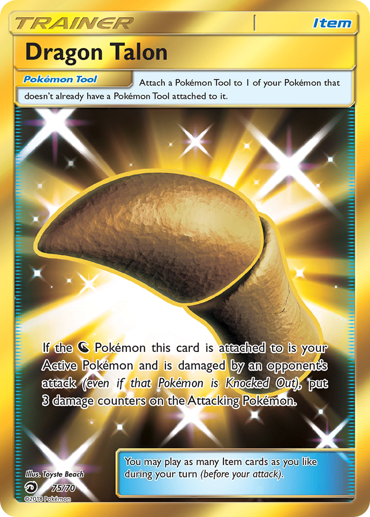 Dragon Talon 75/70 — Dragon Majesty Pokémon card