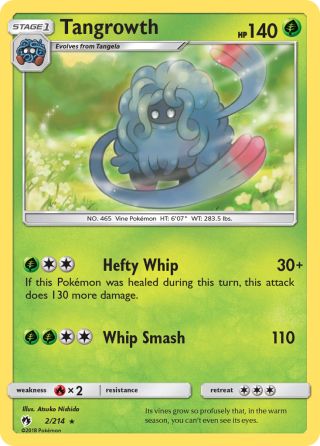 Tangrowth 2/214 — Lost Thunder Pokémon card