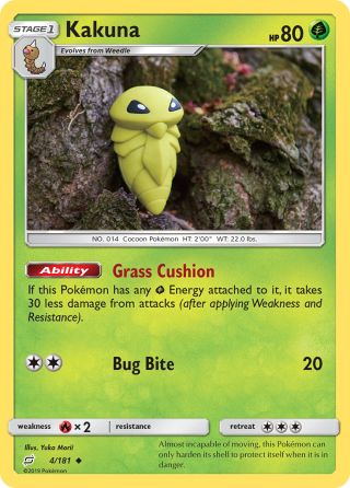 Kakuna 4/181 — Team Up Pokémon card