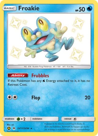 Froakie SV11/94 — Hidden Fates Shiny Vault Pokémon card